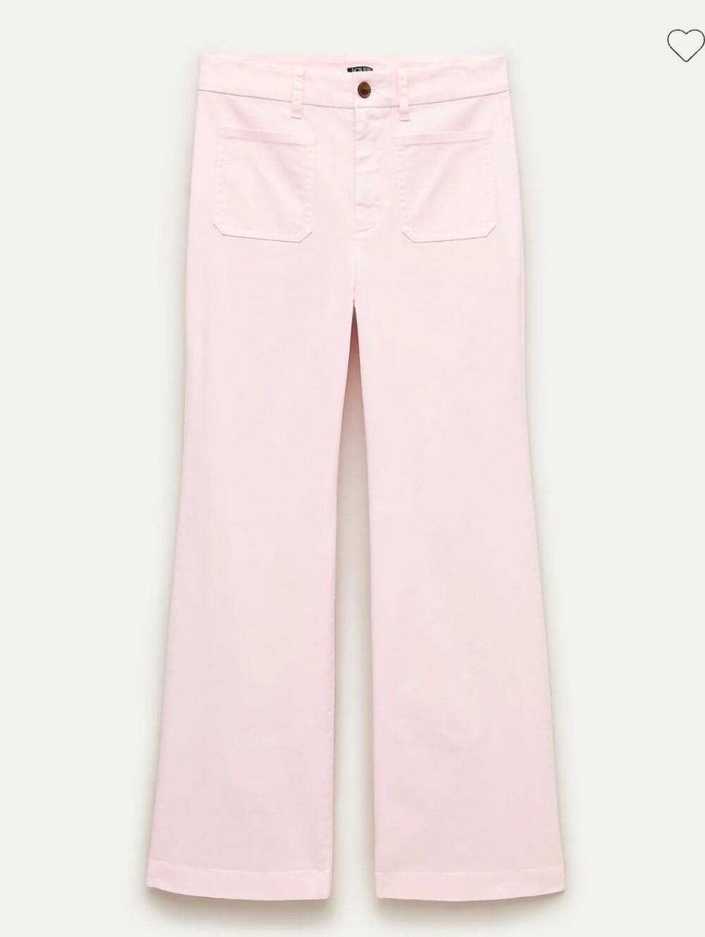 J. Crew Charley Kick Out Pants in Soft Pink Women Size 31 New RETAIL $118